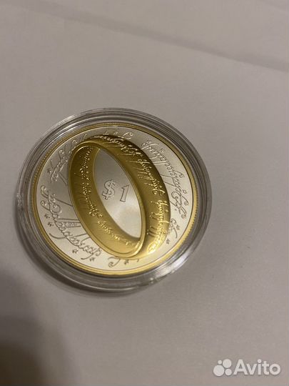 Монета серебро Lorb of the Rings 2003