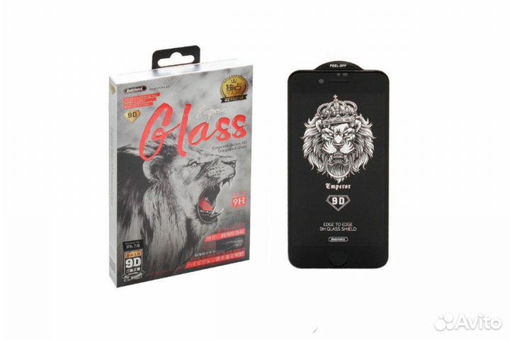 Защитные стекла Remax для iPhone 3D Полный клей