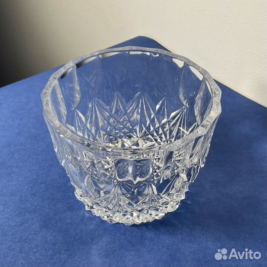 Хрустальный салатник СССР, винтаж