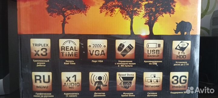 Видеорегистратор +4 камеры