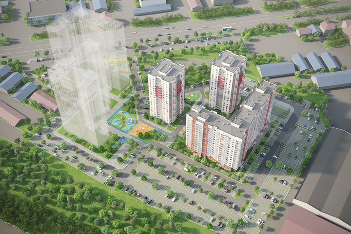 2-к. квартира, 67,8 м², 10/14 эт.