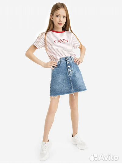 Юбка джинсовая