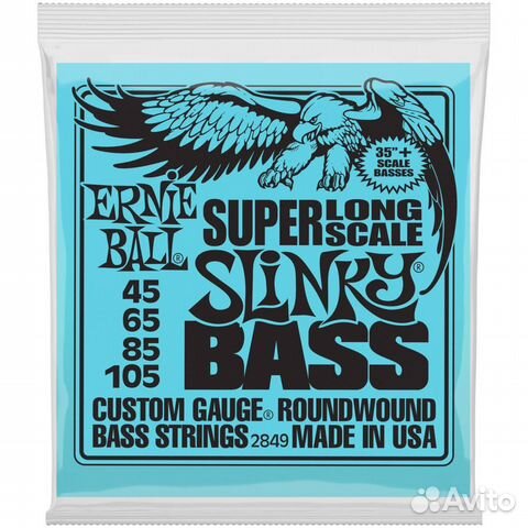 Струны для бас-гитары Ernie Ball 2849 Nickel Wound