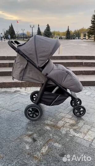 Детская коляска прогул carrello Bravo, темно-серый