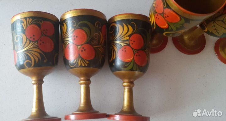 Фужеры из дерева СССР