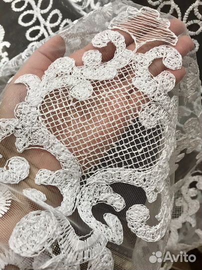 Тюль на отрез,высота 3 м,доставка