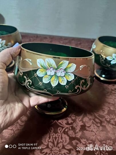 Чешское богемское стекло (Bohemia), Смальта. Лепка