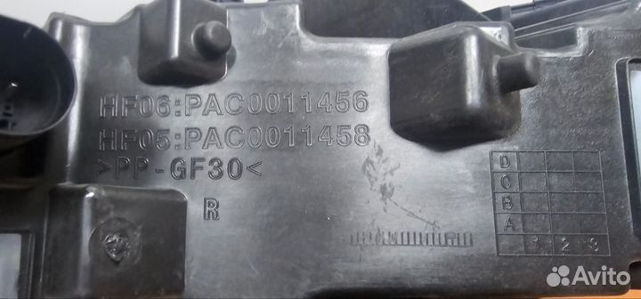 Фара Hongqi H5 II правая верхняя 371103HF01