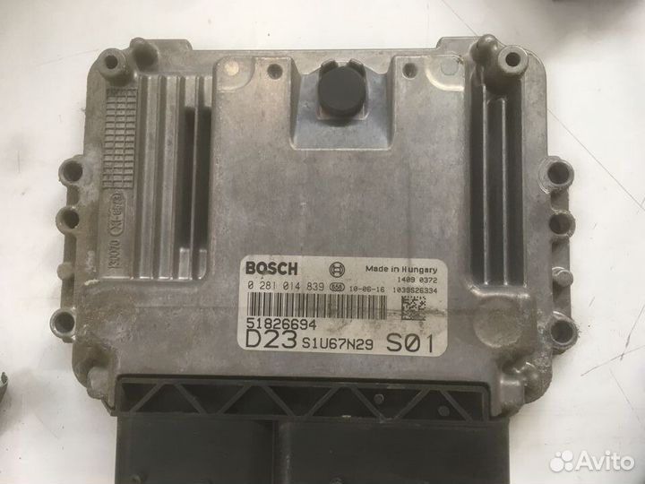 Эбу двс Фиат Дукато 244 (комплект) 0281014839