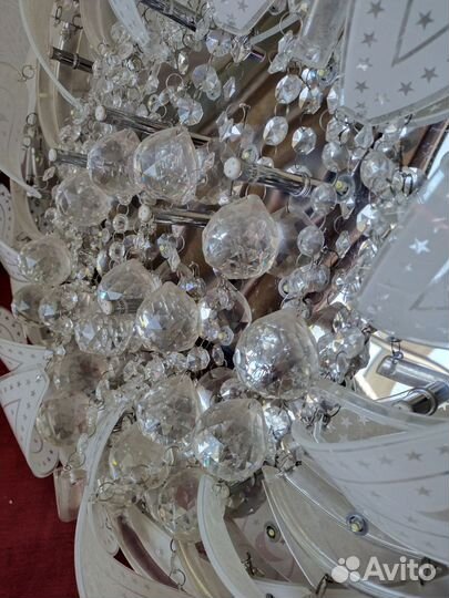 Люстра потолочная бу,диаметр 60см