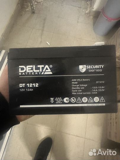 Аккумулятор delta dt 1212, так же есть 1207 40 шт