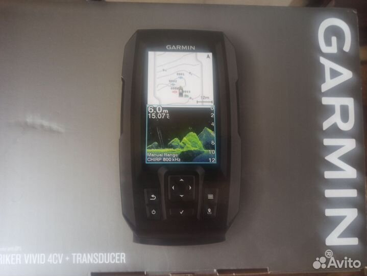 Эхолот Garmin striker vivid 4cv с датчиком gt20 tm