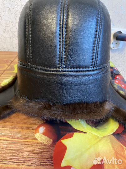Мужская норковая шапка