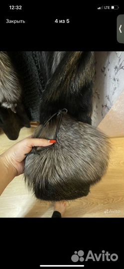 Шуба из чернобурки