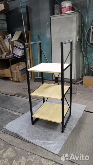 Этажерка в стиле лофт для дома