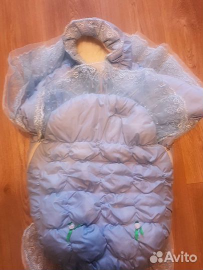 Конверт на выписку для мальчика осень зима