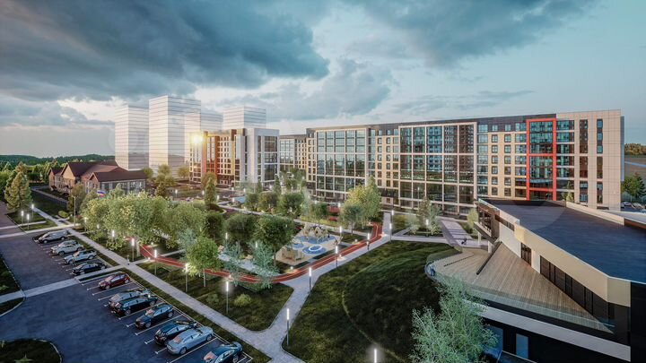 2-к. квартира, 45,3 м², 15/18 эт.