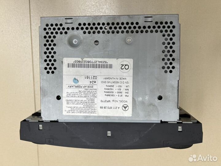 Магнитола штатная Mercedes E-class W211