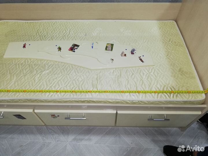 Детская кровать дельфин с матрасом