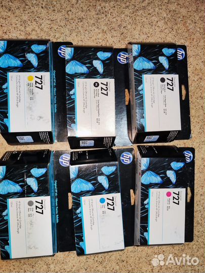 Картриджи HP 727 130 все цвета