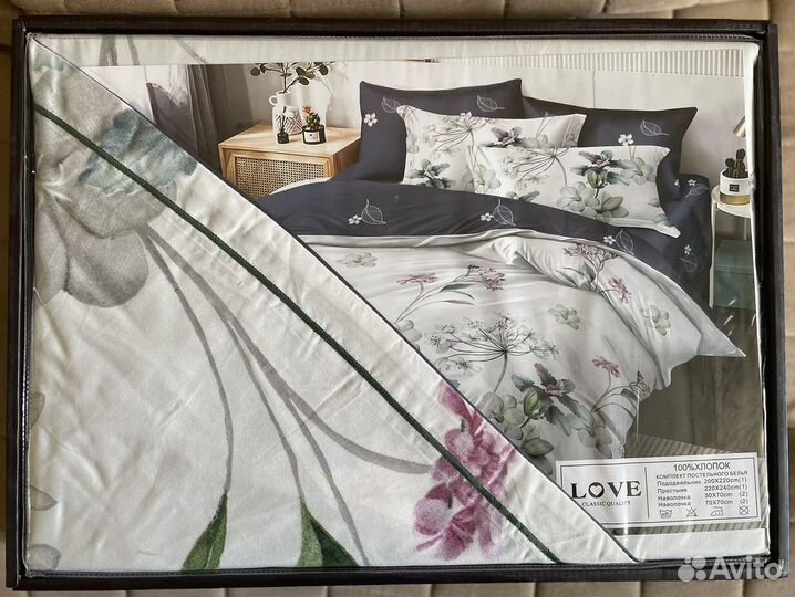 Постельное белье евро хлопок