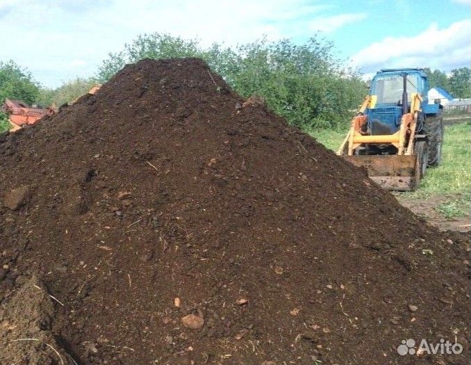 Навоз, перегной, чернозём, песок, щебень