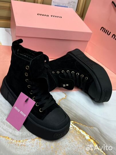 Miu Miu кеды зимние