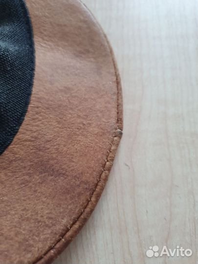 Кепка из натуральной мягкой кожи