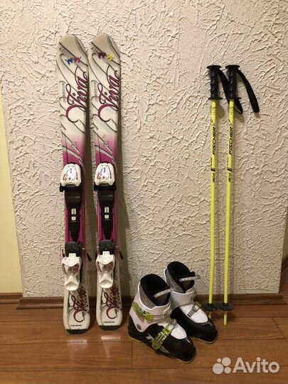 Горные лыжи детские 100 см