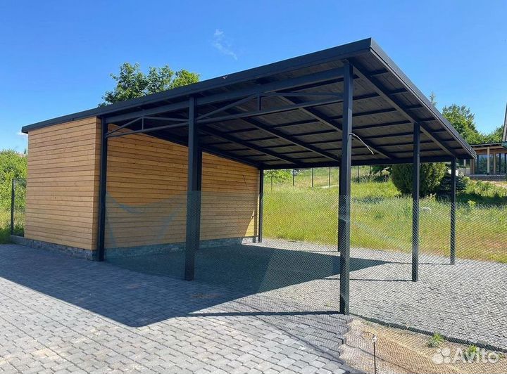 Навес изготовление и установка