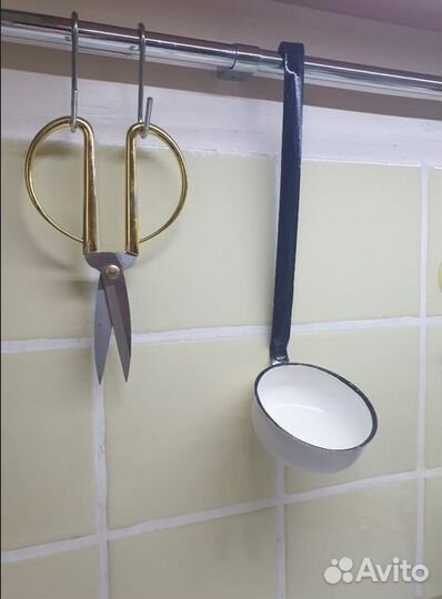 Винтажный Половник эмалированный СССР - редкий