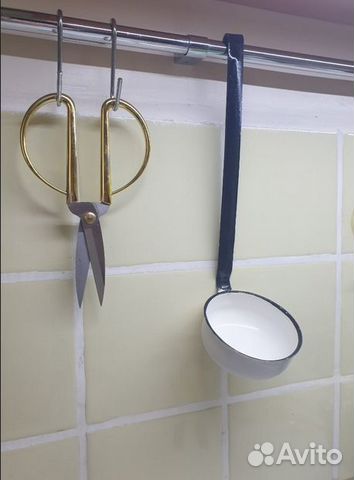 Винтажный Половник эмалированный СССР - редкий