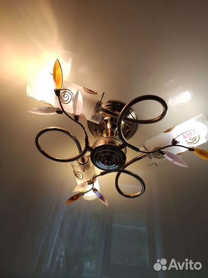 Люстра потолочная бу