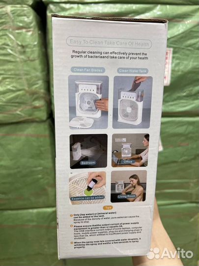 Вентилятор настольный с увлажнителем