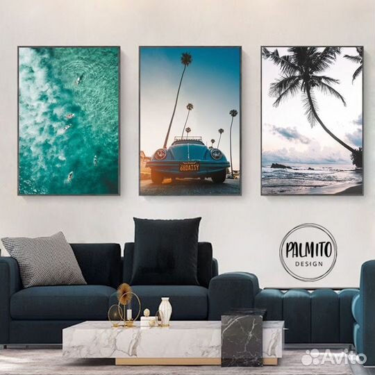 Интерьерная картина Море Пальмы