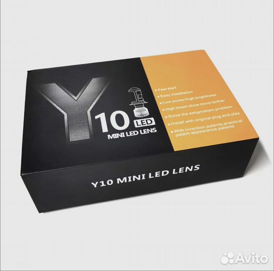 Лед лампы h7 с линзой