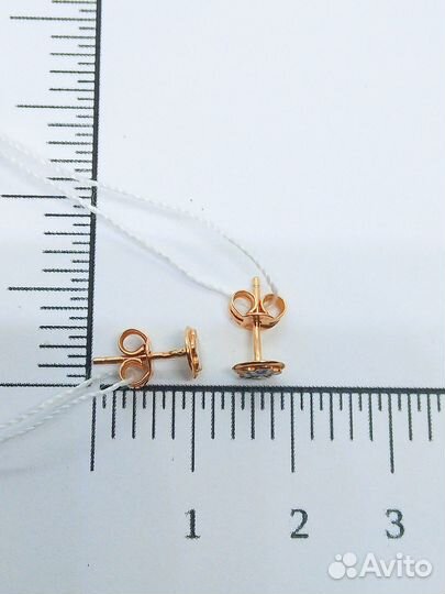 Золотые серьги