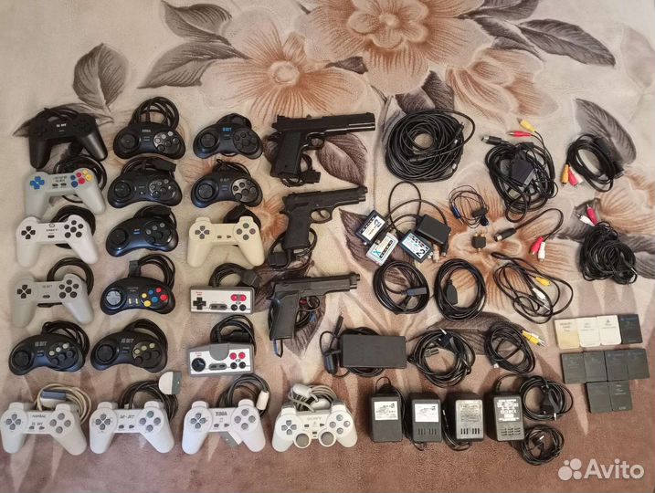 Джойстики dendy,sega,ps1,пистолет,бп,AV,scart
