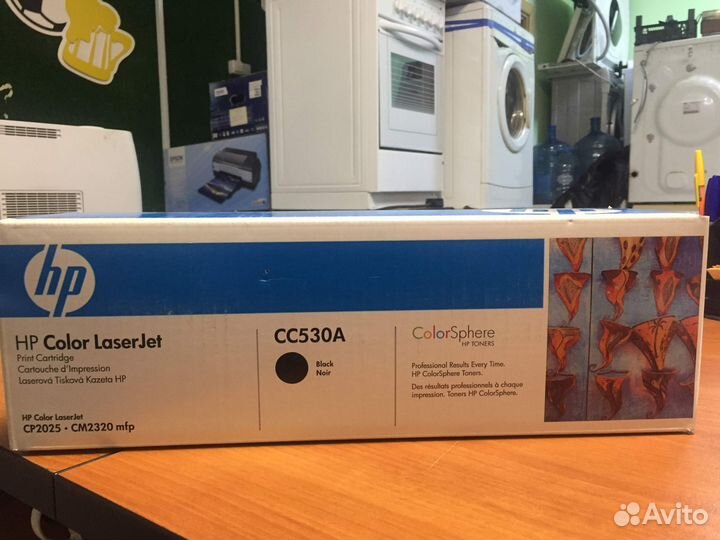 Картридж оригинальный HP CC530A