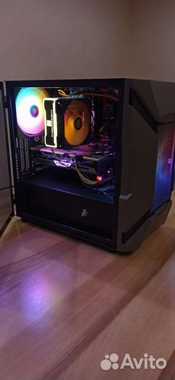 Игровой пк. Новый 12 ядер rx6600xt озу 32 гб
