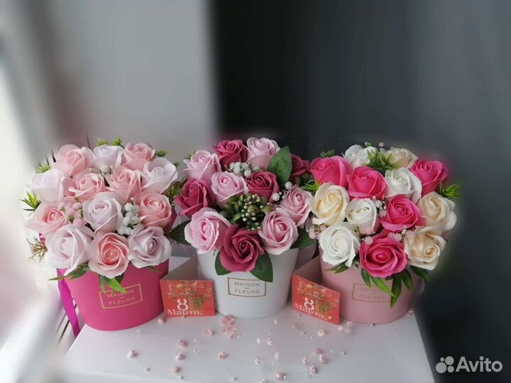 Мыльные букеты