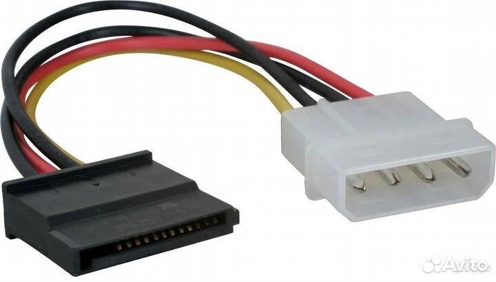 Кабель питания Molex 4 pin to 3 pin Fan