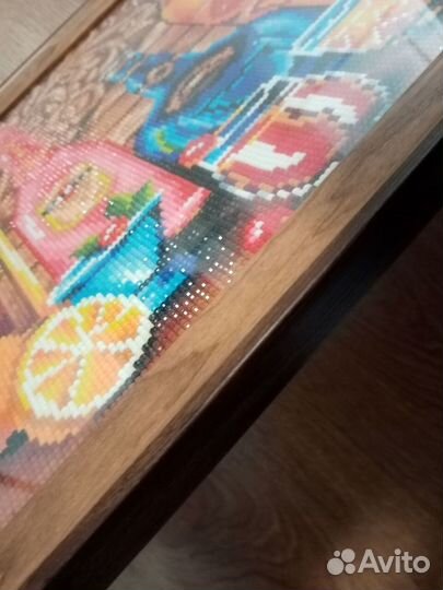 Картина из бисера. Бар