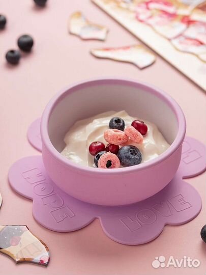 Тарелка силиконовая детская