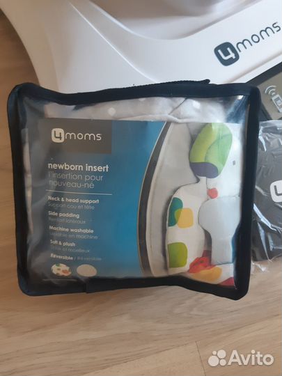 Электронные качели 4 moms MamaRoo 4 и вкладыш 0+