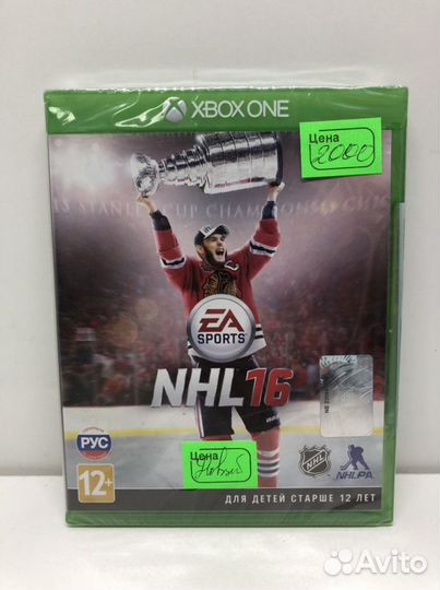 Диск NHL 16 Новый для Xbox One