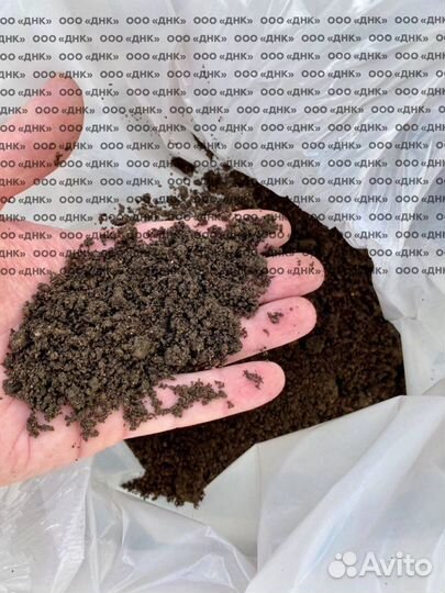 Земля для огорода в мешках, чернозем, навоз, торф