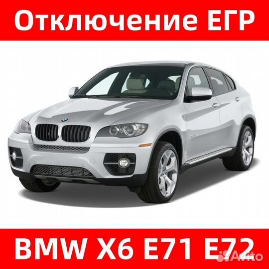 Отключение егр BMW X6 E71 E72, прошивка EGR