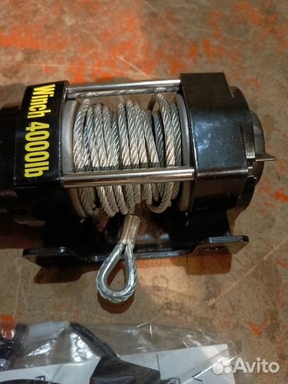 Лебедка электрическая electric winch 4000 lbs
