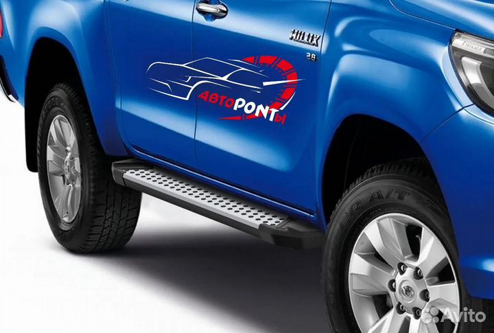 Пороги площадка Toyota Hilux